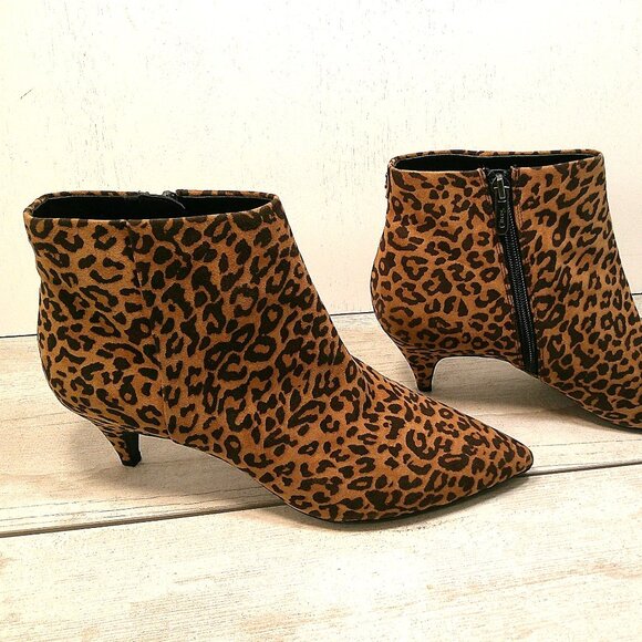 Circus by Sam Edelman Shoes - Circus by Sam Edelman Kirby Ankle Microsuede Leopard Bootie Size 10 M EUR 40